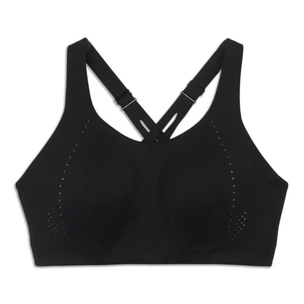 Lululemon AirSupport Bra Black Size 38D High Impact Running‎ Sports Bra